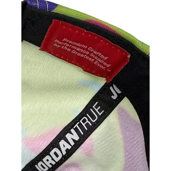 Air Jordan True Hat Men Black Camo Embroidered Logo Jumpman Snap Back Cap NEW - Picture 10 of 11